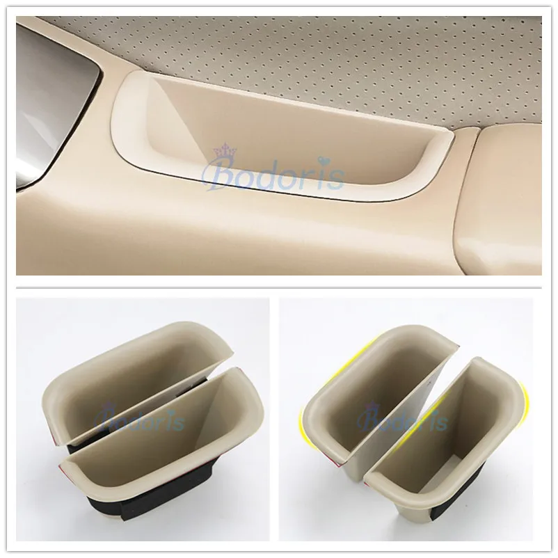 For Lexus GX 470 GX470 2004 2005 2006 2007 2008 2009 Interior Door Armrest Storage Box Car Organizer Tray Auto Accessories