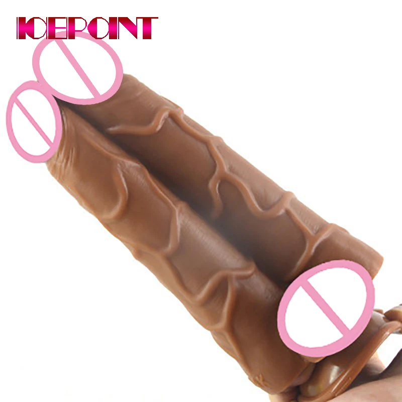 

25*9.5cm Huge Siamese Dildo Realistic Clear Blood Wein Big Double Thick Penis with Suction Cup Sex Toys for Women Erotic Product