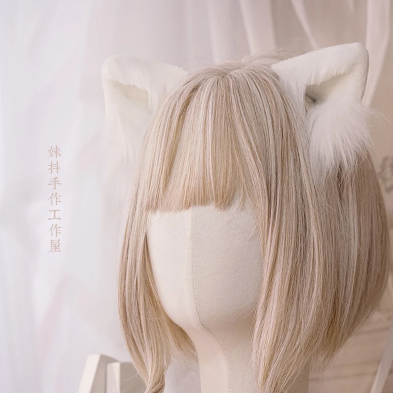 Foldable Homemade Original Cat Ears Original Plush Animal Ears Lolita Animal Ears Cute Cos