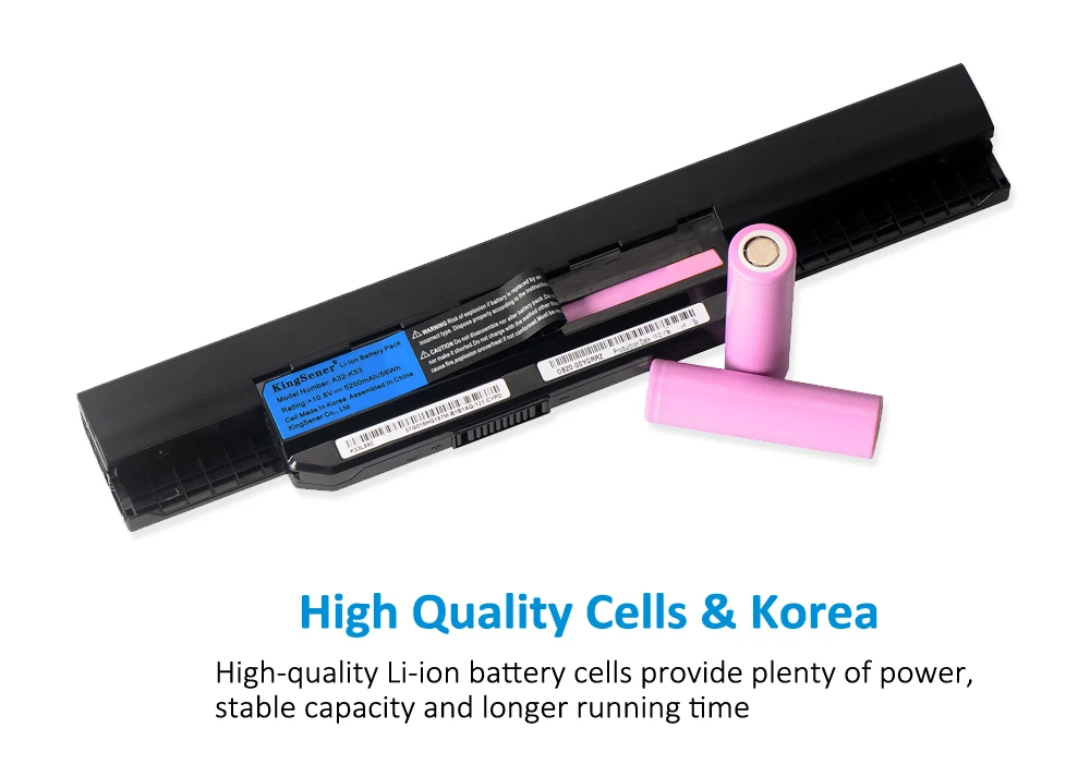 KingSener A32-K53 A41-K53 Laptop battery for ASUS K53 K53E X54C X53S X53 K53S X53E K43E K43S K43U X43S X43SJ X43SV A43S A53 A53S