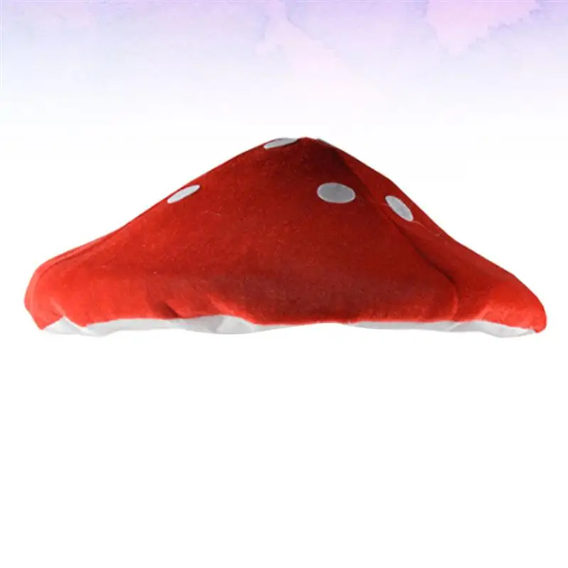 1 Pc Mushroom Hat Toad Hat Red Lovely Creative Decoration Costume Party Ornaments for Festival Decor Adult Kids