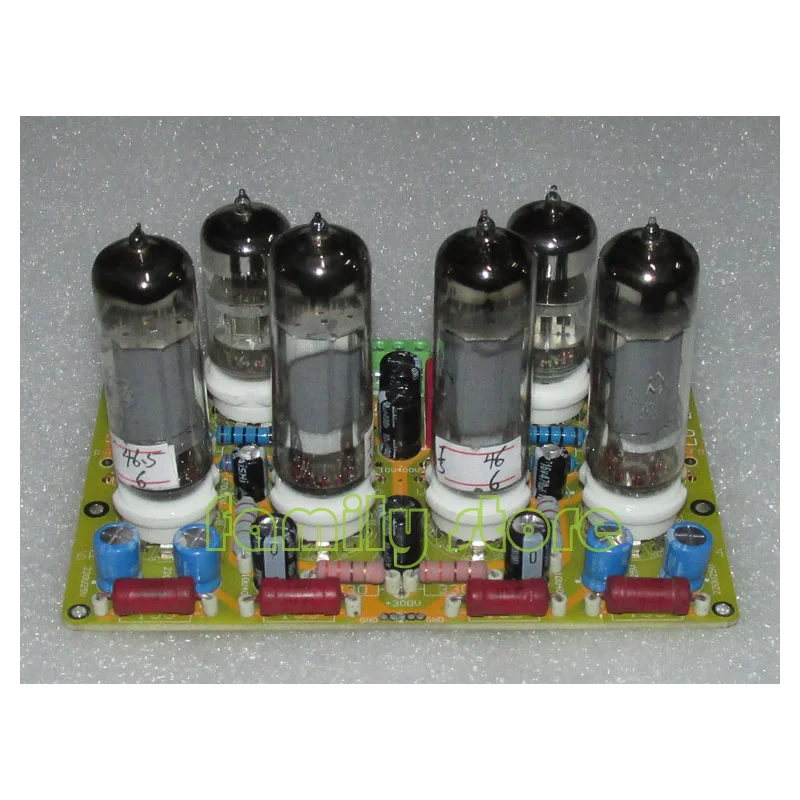 

classic beautiful sound Dynaco amplifier push-pull line stereo amplifier board6N2+6P14,tube amplified inverting push-pull output