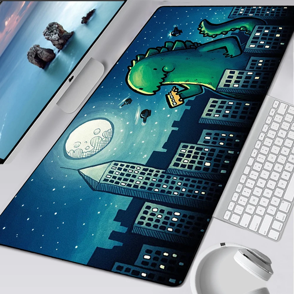 Large Gaming Mouse Pad Computer Mousepad PC Gamer Mouse Mat Laptop Mausepad Anime Dinosaur Mouse Carpet Keyboard Mat Desk Pad