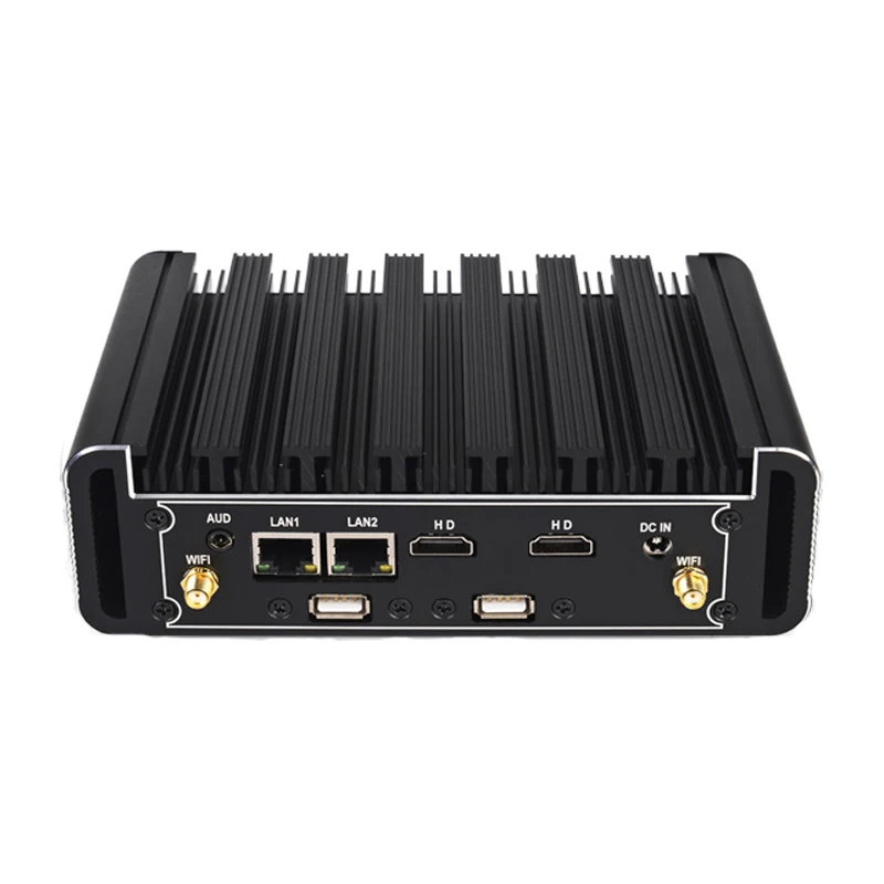 Mini PC RS232 I5 5200U 4200U I7 4500U 5500U I3 5005U Dual Ethernet 2xHD WiFi-Support Window Linux Fanless 4xUSB3.0  2xUSB2.0