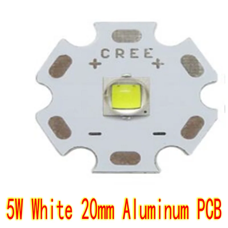 Cree xml t6強力なライト懐中電灯5ワットledランプビーズ5050パッチ白色ledランプビーズ5ワットランプビーズ超高輝度