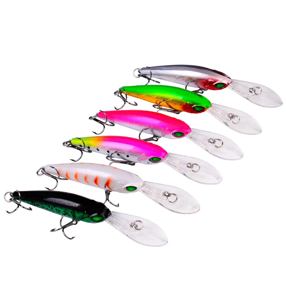 Minnow Vissen Lokt Isca Kunstmatige Gewichten 6G 95Mm Baits Drijvende Topwater Wobblers Trolling Pesca Voor Blackfish Tackle Leurre