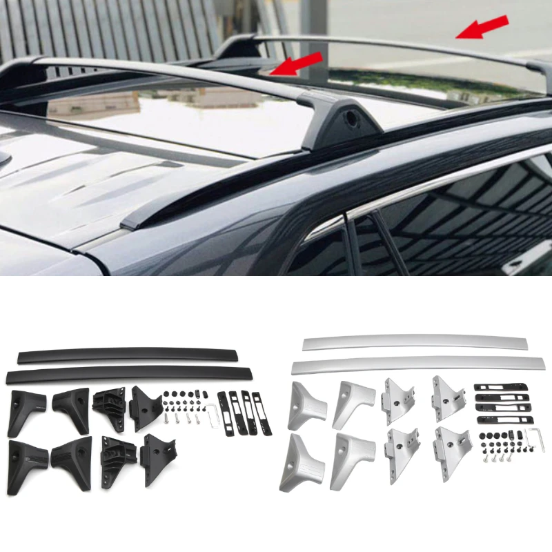 

For Toyota RAV4 2019 2020 2021 2022 2023 Colorful Roof Rack Rails Luggage Carrier Middle Central Crossbars Car Accessories