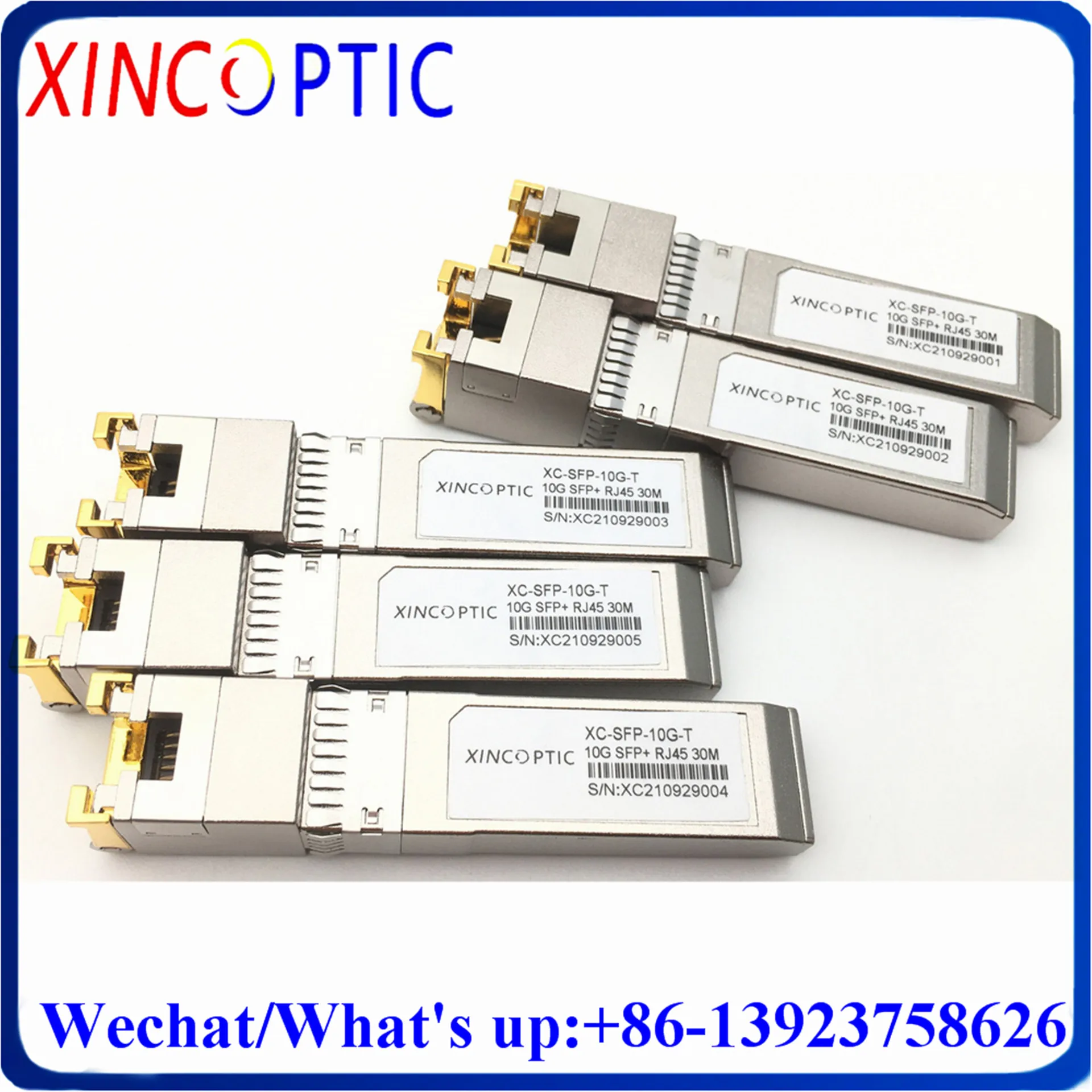 

10Pcs Cisco SFP-10G-T10G SFP+ to RJ45 Copper Module,SFP-10G-T 10G Gigabit Ethernet 30M 10GBASE-T Transceiver with AQR113C