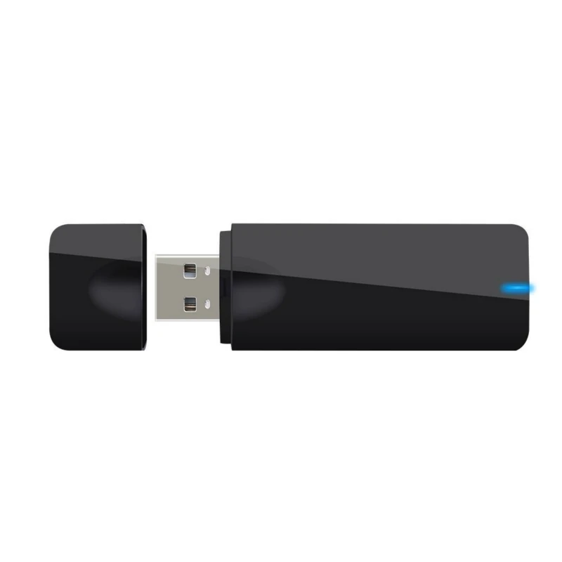 Nieuwe Collectie Black MT7612U 1200Mbps 2.4Ghz/5Ghz Dual Band Usb Wifi Dongle Wifi Modem