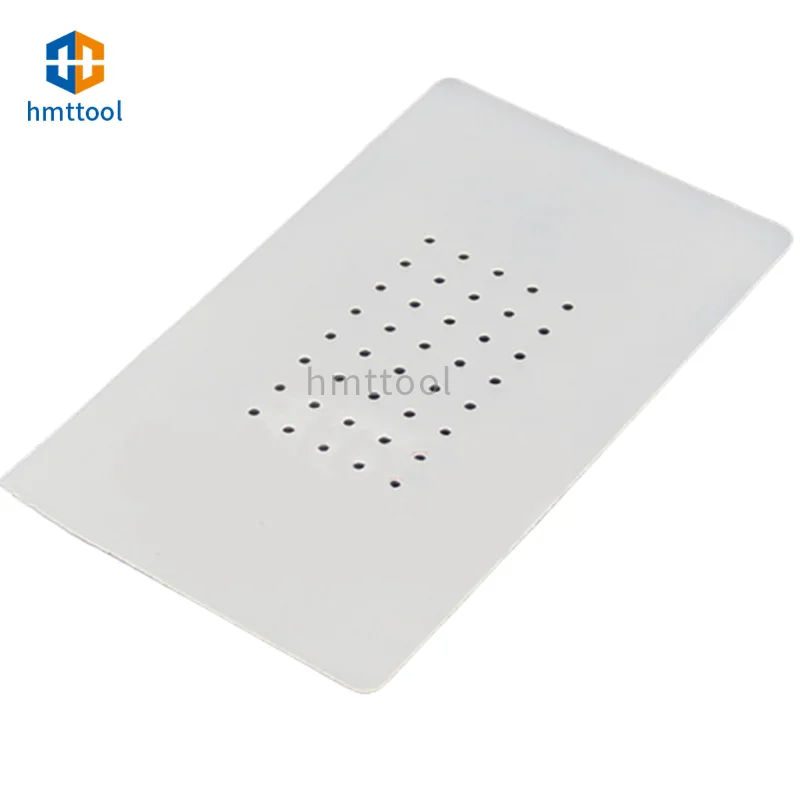 105MM*175MM 7 Inch Heat Insulation Silicone Rubber Pad Mat With Holes For LCD Separator Machine Repair Tools