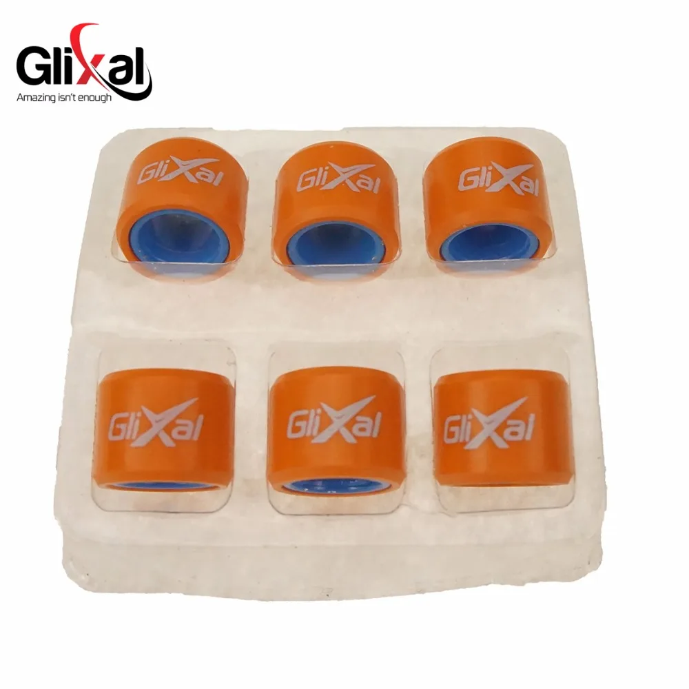 Glixal 16X13mm High Performance Racing Variator Roller Weights Set 139QMB GY6 50cc - 100cc Scooter Moped ATV Go-Kart (5g-10g)