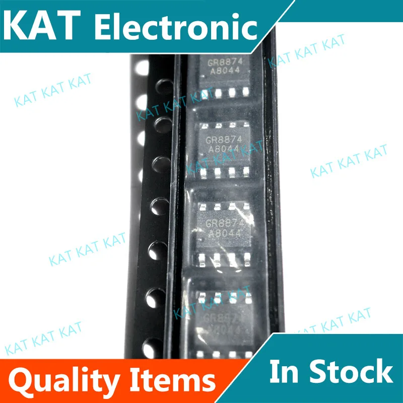 5 ชิ้น/ล็อตGR8874 GR8874KG SOP-8 สีเขียว-โหมดPWM Controllerพร้อมป้องกัน