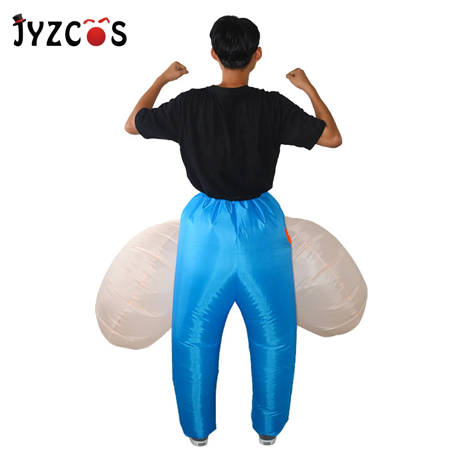 Jyzcos Volwassen Sexy Opblaasbare Penis Kostuum Halloween Mascotte Kostuum Voor Mannen Vrouwen Kostuums Dick Jumpsuit Grappig Cosplay Jurk