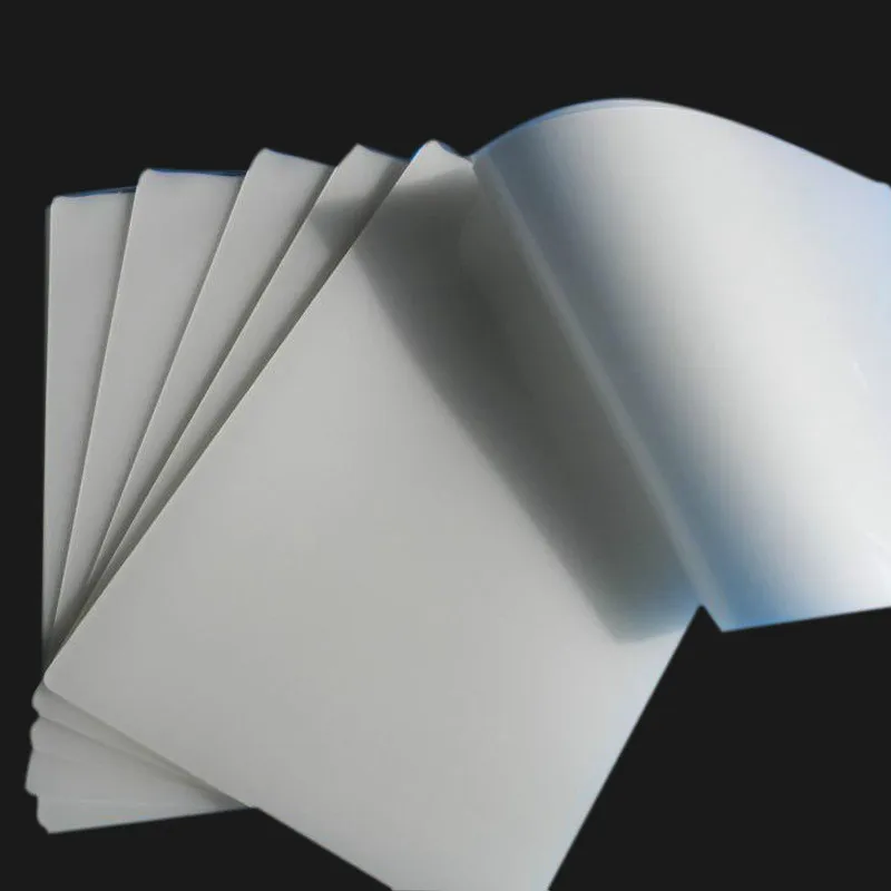 60 Mic A4 Pet / Photos / Documents / Certificates / Pictures Heat-sealing Film Thermal Packaging Paper 50pcs / Batch Photo Film