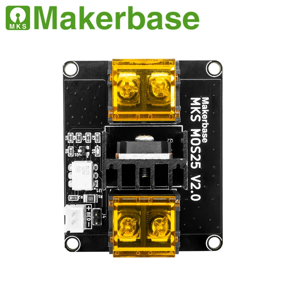 Makerbase MKS MOS25 3D printer parts heating-controller for heat bed extruder MOS module support big current 25A