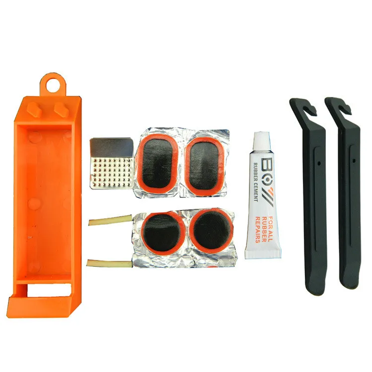 6pcs bicycle repair tool bike multifunctional tire repair tools plastic tire lever combination bicycle kit hockey patch shoe