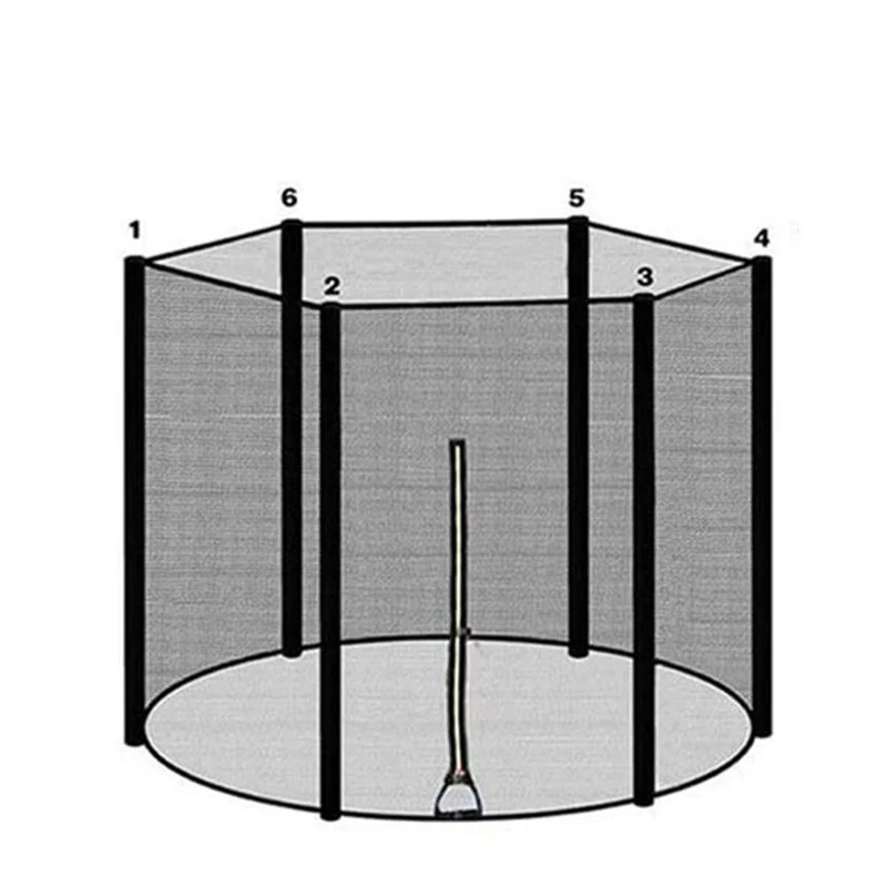 

Trampoline Safe Net For Replacement 6FT-6/8FT-6/10FT-6/10FT-8/12FT-8/13FT-8/14FT-8/15FT-10/16FT-12