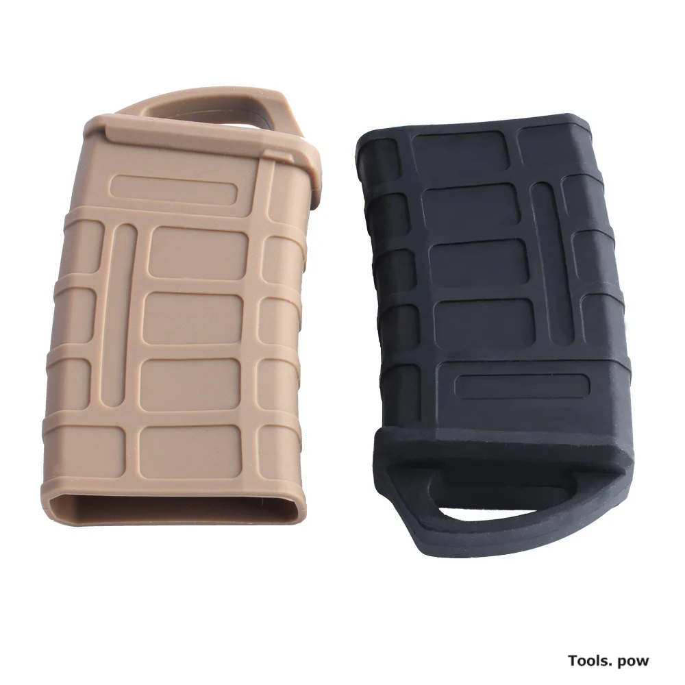 Funda de goma para cargador rápido M4/M16 PMAG, funda antideslizante de goma, accesorios para herramientas de caza, 1 unidad