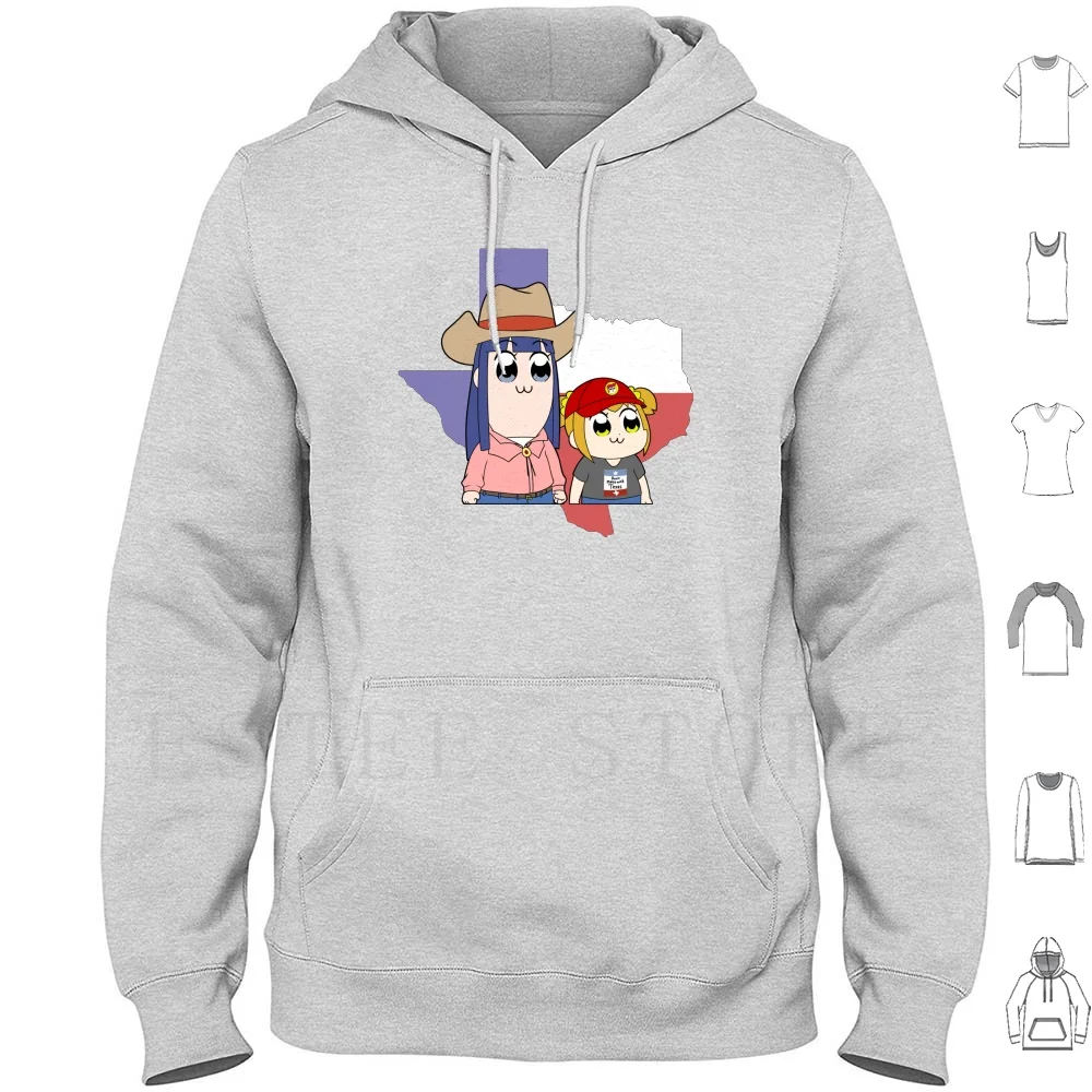 

Толстовка Popuko And Pipimi Visit Texas с длинным рукавом Popuko Pipimi Texas Cowboy Buck Ees Dont Mess Tie Pink Red