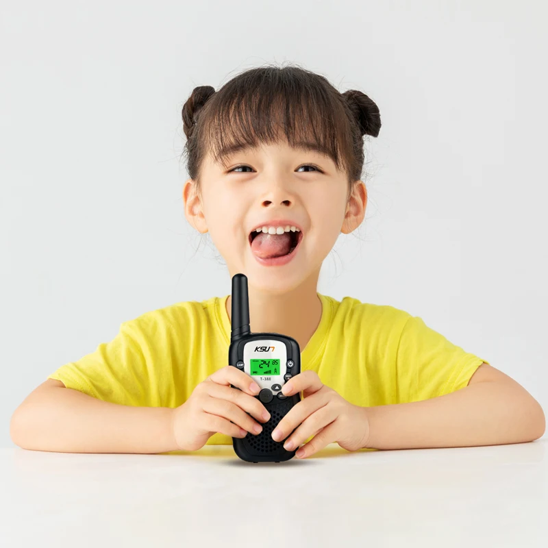 2PCS 2 Way วิทยุ Walkie Talkie สำหรับเด็กเด็ก Walkie-Talkie CD วิทยุ Vhf Comunicador ไฟฉาย LCD จอแสดงผลของขวัญเด็ก