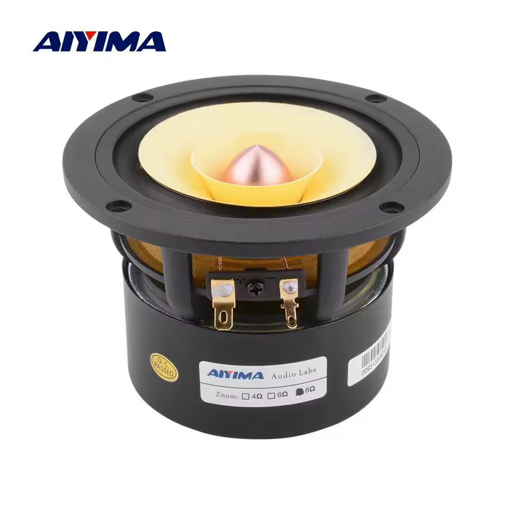 AIYIMA 4 Zoll Audio Full Range Lautsprecher Treiber 25 W Mid Frequenz HIFI Sound Verstärker Lautsprecher Einheit Für Heimkino lautsprecher