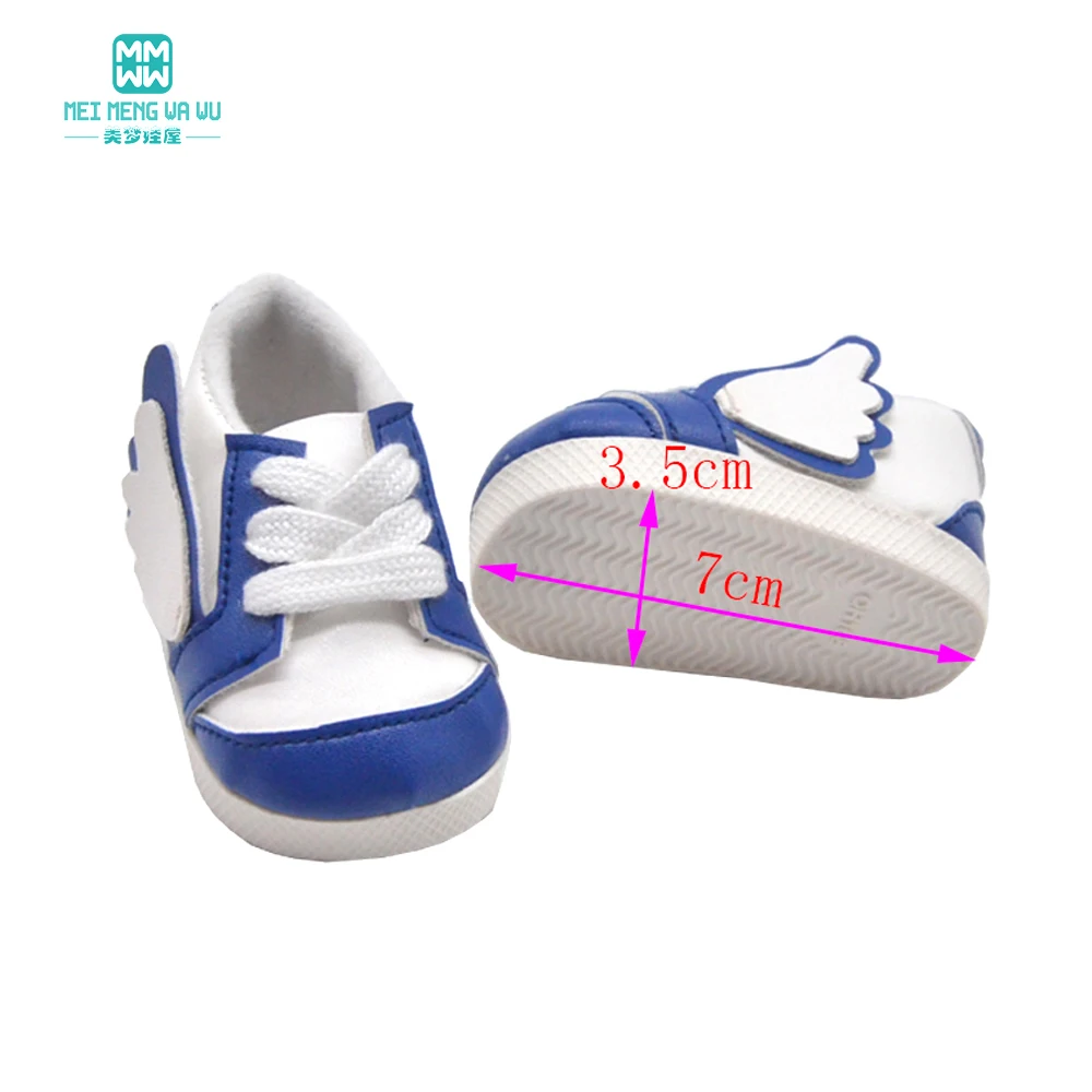 Zapatos de bebé para muñeca que se ajustan a los juguetes de 43 cm, accesorios para muñecas recién nacidas, zapatos informales para muñecas americanas, zapatillas, zapatos, botas de piel