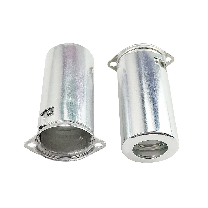 GHXAMP 7 Pin Valve Cover Vacuum Tube Protective Case Aluminum Material For 6Z4 6AU4 EF94 6BH6  6K4 6J5 Valve Shield 2pcs