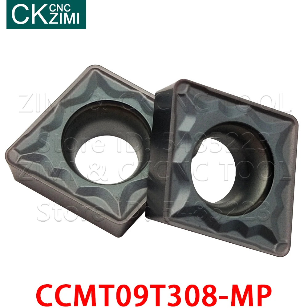 Ferramentas de torneamento externo, ferramentas de torneamento cnc de metal, inserções de metal, CCMT09T308-MP ws7125, hs7125, ccmt, aço inoxidável