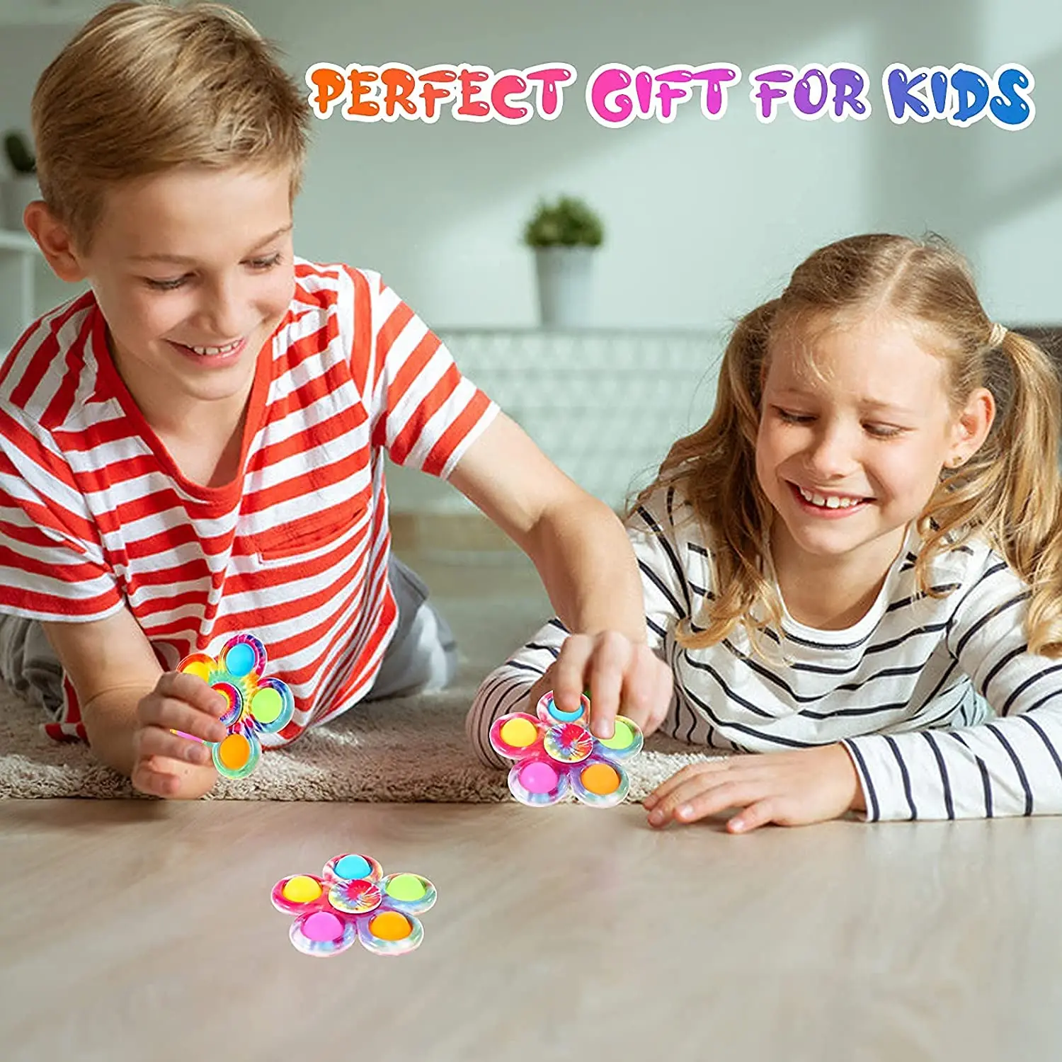 Dây Buộc Đơn Giản Fidget Spinner Push Pop Bong Bóng Tay Spinner Cho ADHD Lo Âu Căng Thẳng Giảm Số Lượng Lớn Cảm Quan Đảng Ủng Hộ Cho trẻ Em