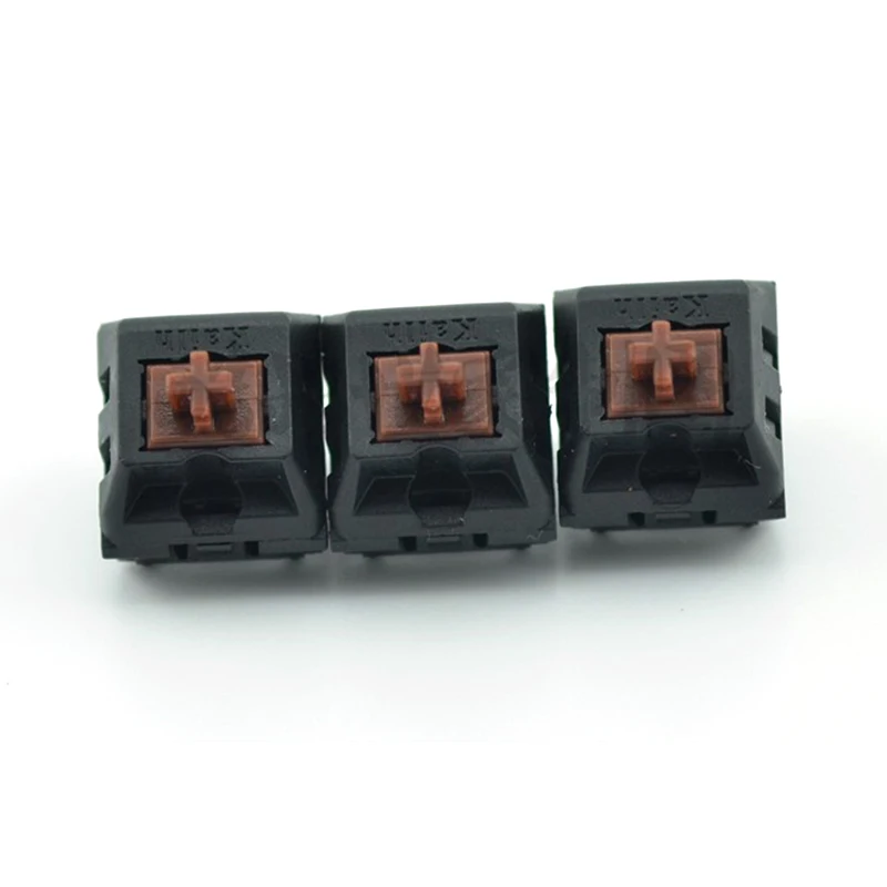 Imagem -02 - Kailh mx Interruptores Pinos Pretos Vermelho Marrom e Azul Substituição de Eixo para Cereja Interruptor para Teclado Mecânico Tkl 90 Peças Lote