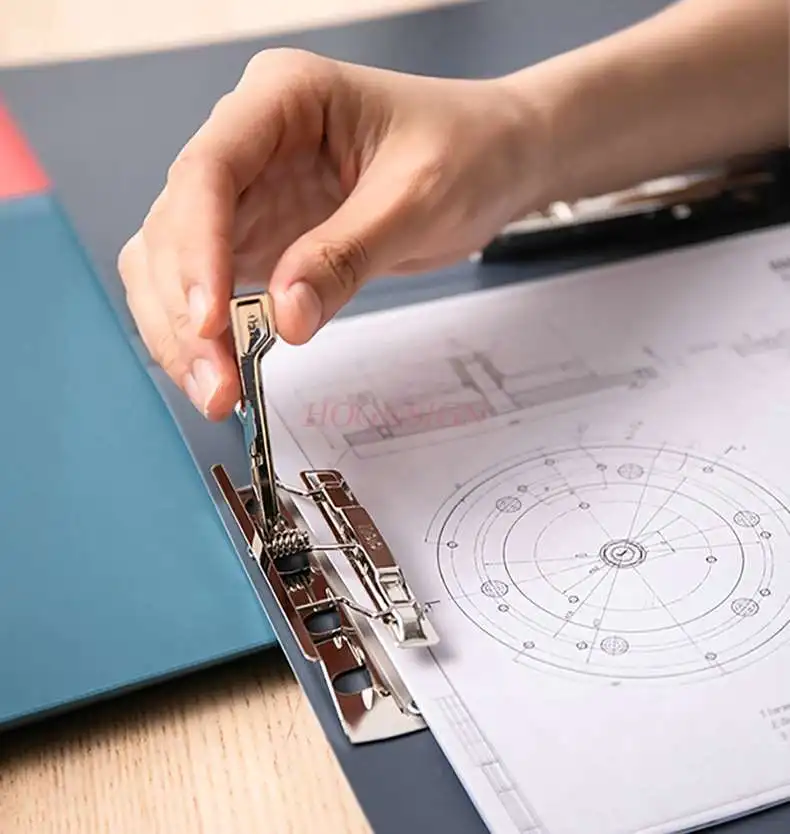 school supplies File folder A4 student file music sheet test paper splint clip multifunctional office supplies