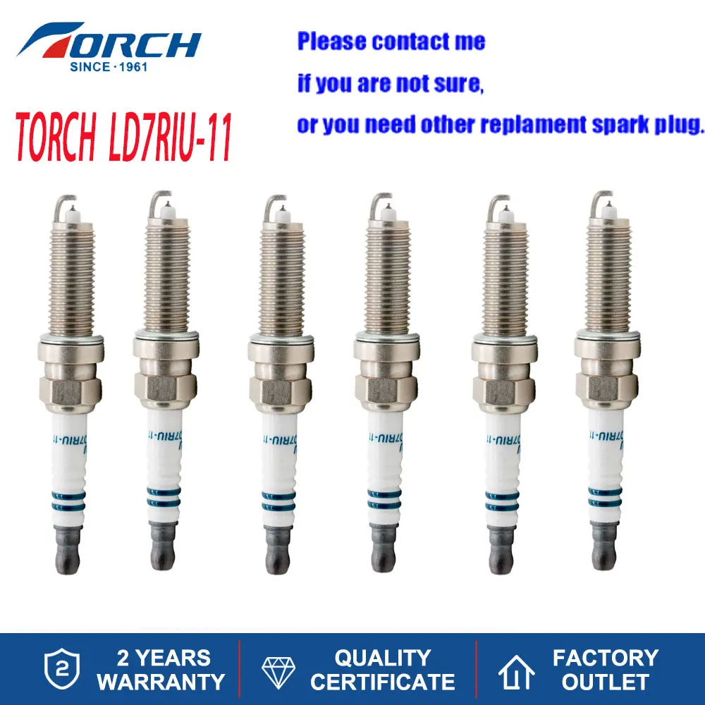 Engines Components Candles TORCH LD7RIU-11 China Original Spark Plug Iridium for NISSAN TOYOTA MAZDA MERCEDES-BENZ SUBARU