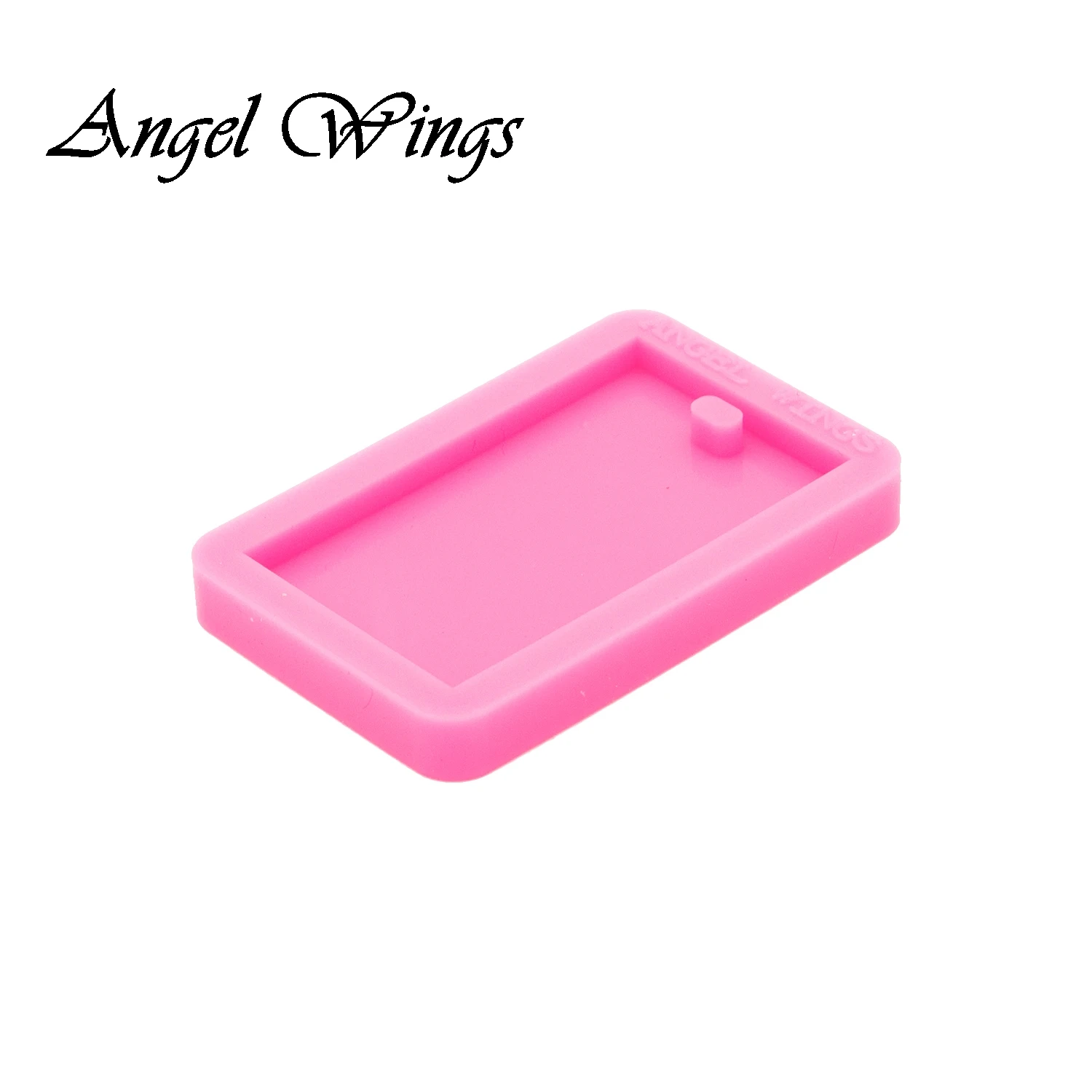 Rectangle Keychain Silicone Molds DIY Necklace Jewelry Shiny Epoxy Resin Mould Custom Wholesale DY0575