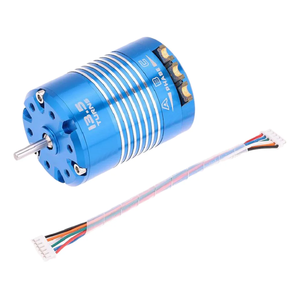 540 13.5T Sensored Brushless Motor for 1/10 RC Car Truck High Efficiency