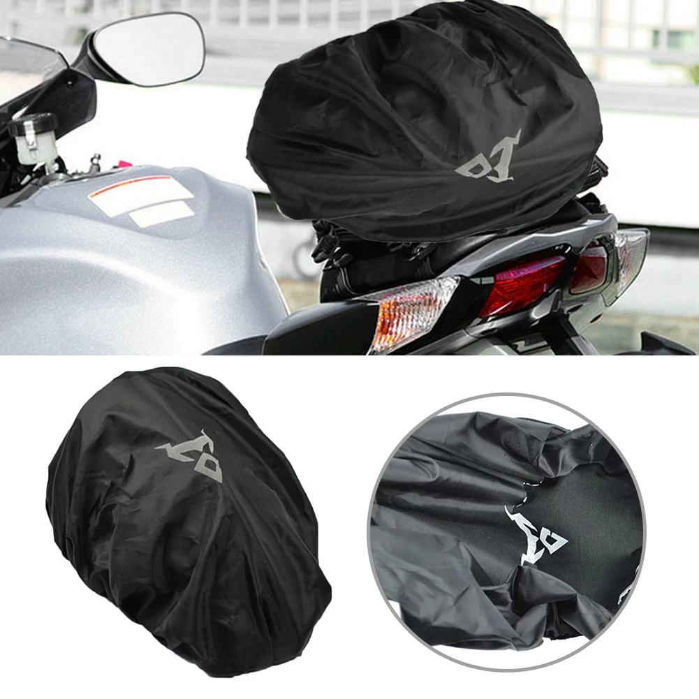 Motorcycle Tail Bag Rain Cover Waterproof Rainproof Pocket For Motorcycle Scooter Moped Helmet Lid Protect Bag