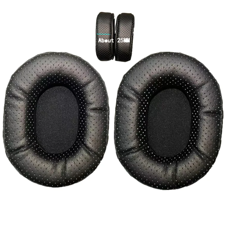 Perforowane poduszki dla Audio Technica ATH M50x M50xBT M50RD M40X M30x M20x MSR7 monitora słuchawki wymienne nauszniki poduszki