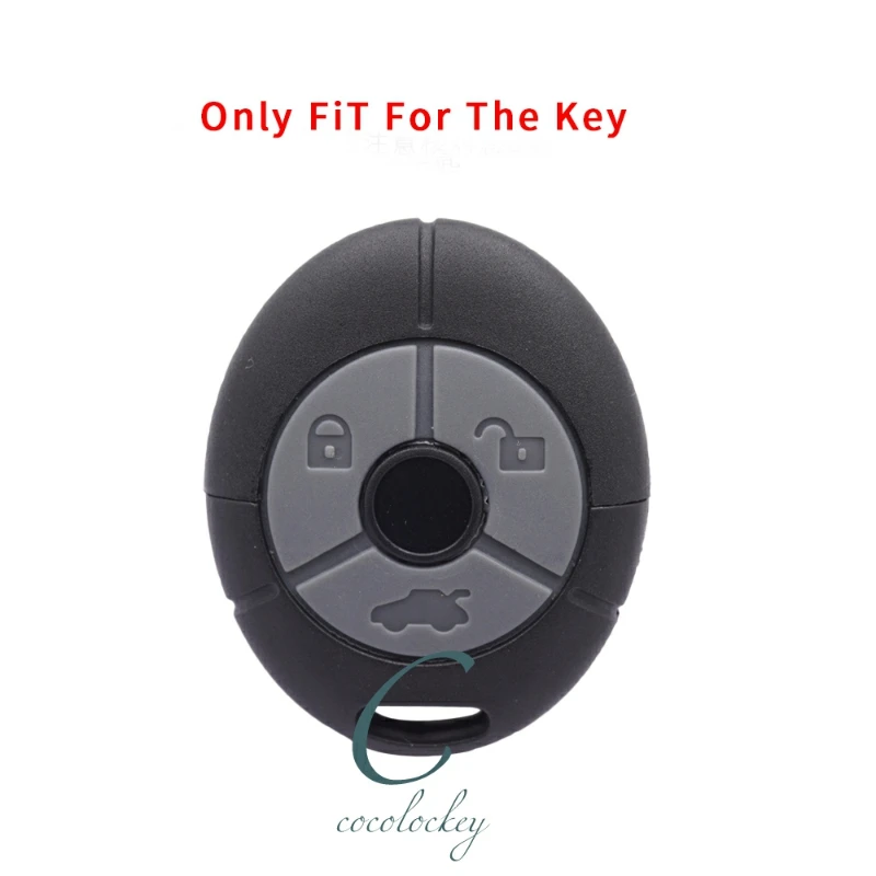 Cocolockey Remote Control Car Key Shell Case Cover for MG TF ZR ZS 25 45 2003 2004 2005 Replacement Fob Holder 3 Buttons