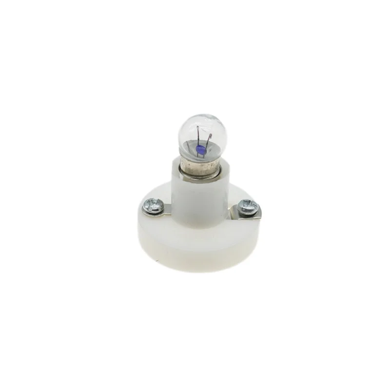 White E10 Screw Holder DIY Teaching Experiment Flat Lamp Bases Student Physics Electric Beads Electrical Testing Parts