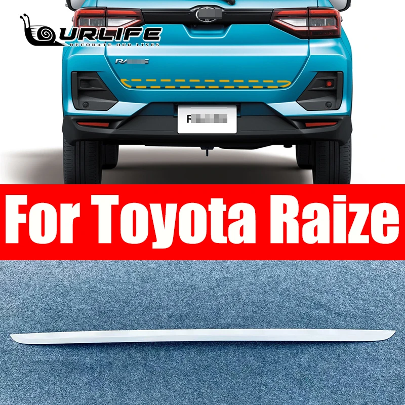 For Toyota Raize A200A/210A Rear Trunk Scuff Protector Plate Molding Garnish Stainless steel back guard accessories