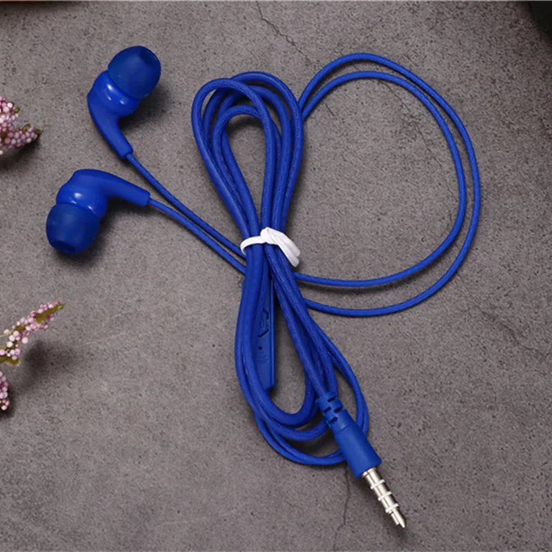 5 Pcs  In-ear Headphones Android General Line Control Movement Headset Mic Gifts Wholesale for Phone MP3