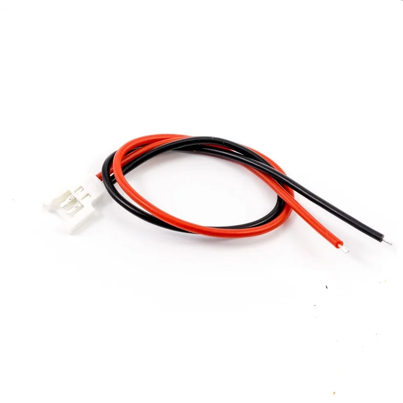 Mini connecteur de queue de cochon de Style Losi 5/10 JST-DS MM, prise mâle femelle à 2 broches avec fil 26awg 2.0MM pour batterie RC, 100