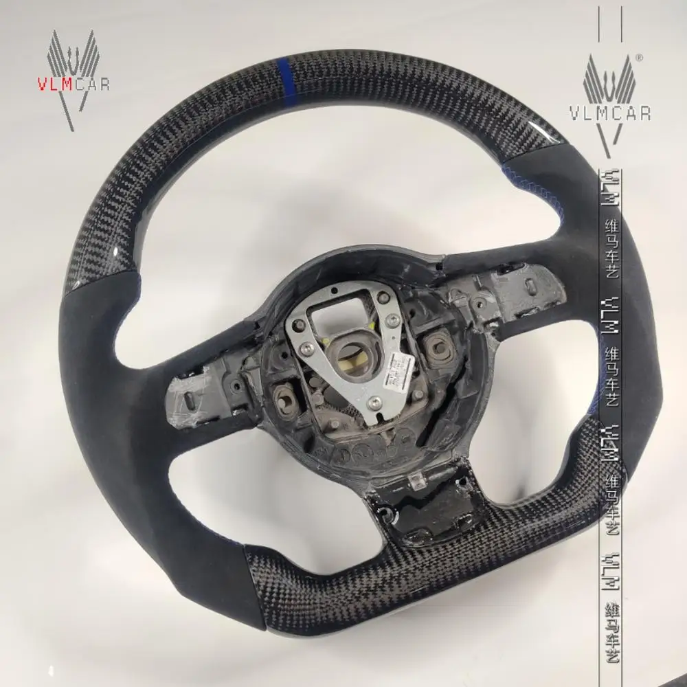 VLMCAR Carbon Fiber Steering Wheels For Audi R8 TT S3 Mk2 8J 2008 LED Performance Support Private Customization For Any Cars