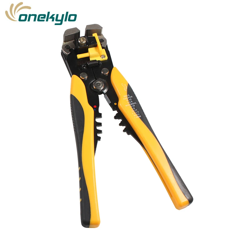 HS-D1 5-in-1 Automatic Multi functional Cable wire Stripping AWG10-24 0.2-6.0mm2 straight Cutting Crimping tools Wire stripper