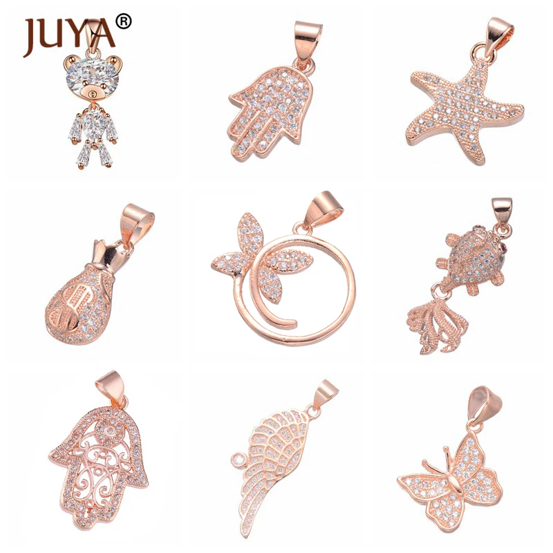 Juya Fashion Cute Charms Pendants For Jewelry Making DIY Bracelets Necklaces Handmade Accessories Whloesale Supplies