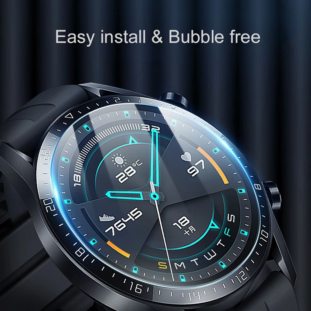 9H Kính Cường Lực Cho Huawei Honor Magic Đồng Hồ 2 46Mm Màng Bảo Vệ Bảo Vệ Màn Hình Trong Cho Huawei Watch GT GT 2e 46Mm GT 2 Pro