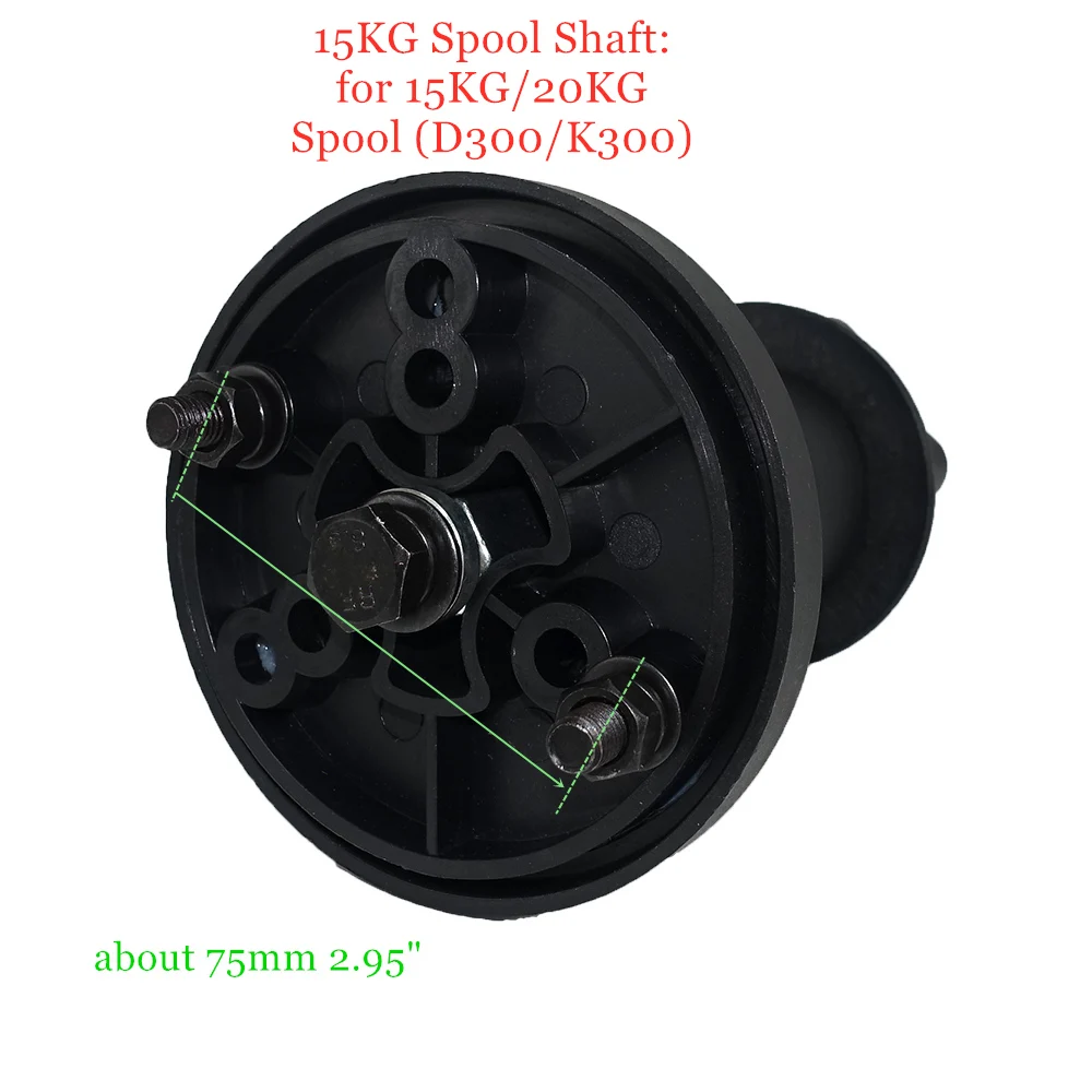 Welding Wire Feeder Spool Shaft Euro Style Wire MIG Welder Reel Shaft 15KG D300 K300 300mm 5KG D200 200mm for Welding Machine