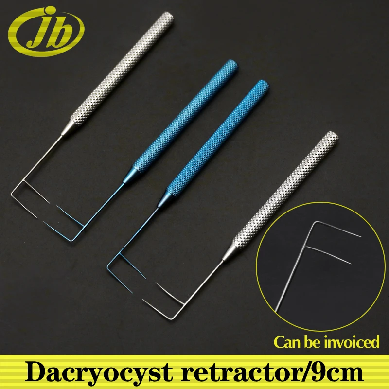 Dacryocyst retractor stainless steel ophthalmic instruments 9cm medical tools titanium alloy single-end