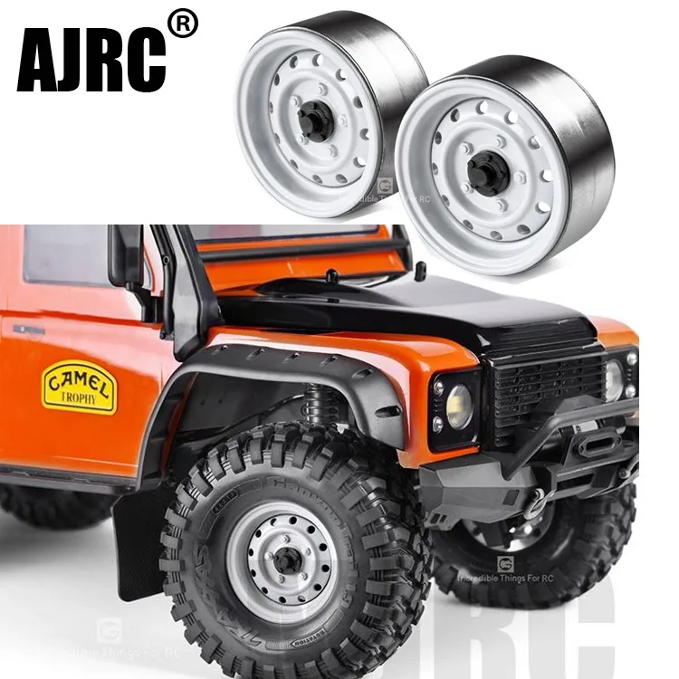 

4pcs Rc Rock Crawler Metal Wheel Rim 1.9 Inch Beadlock For 1/10 Traxxas Trx-4 Axial Scx10 90046 Tamiya Rgt Cc01 D90 D110 Tf2