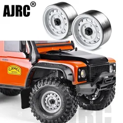 Llanta de Metal de 4 piezas para coche teledirigido, accesorio con abalorios de 1,9 pulgadas para 1/10 Traxxas Trx-4 Axial Scx10 90046 Tamiya Rgt Cc01 D90 D110 Tf2