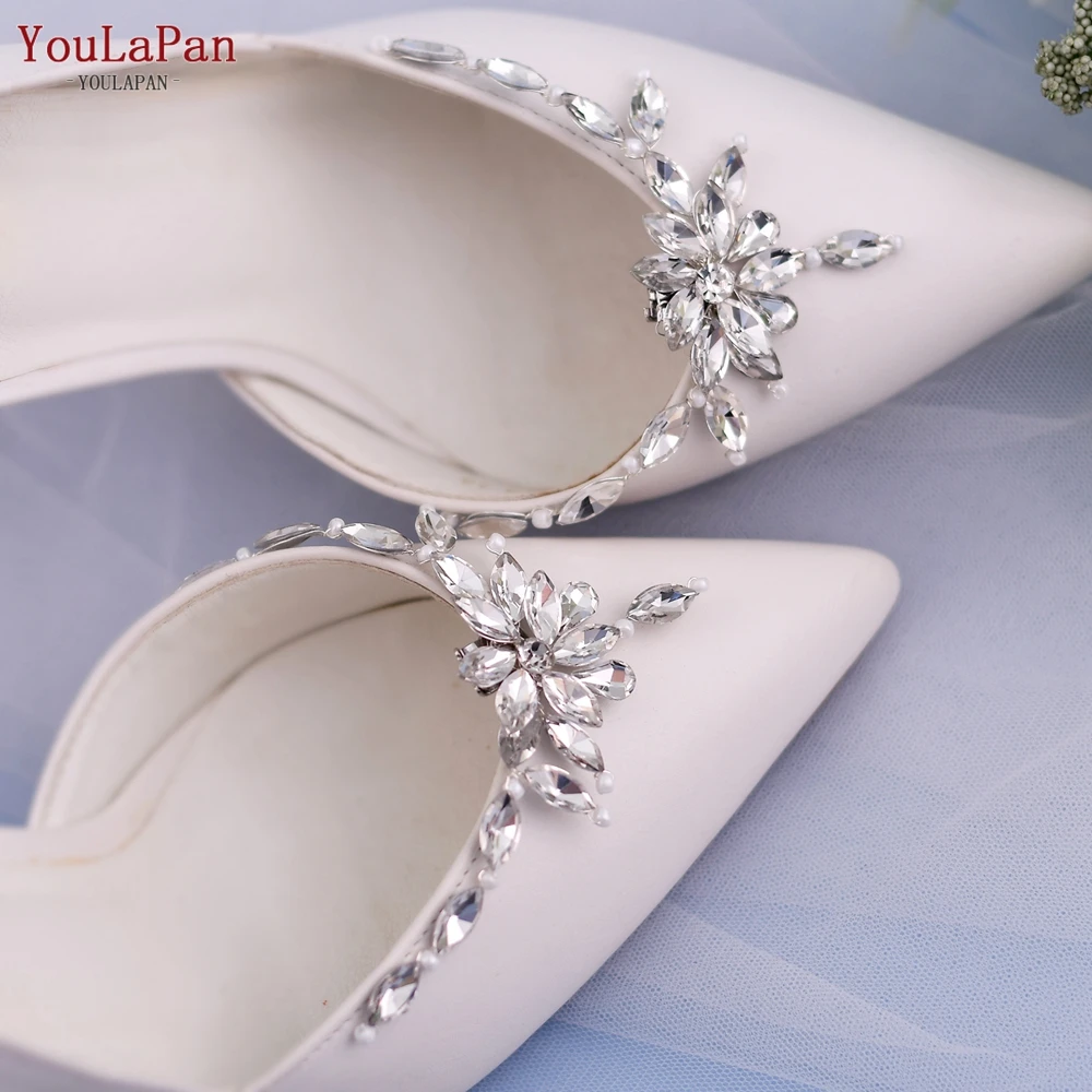 Youlapan X34 2020 Nieuwe Schoen Clip Strass Vleugels Diy Charms Vrouwen Schoenen Clips Bruiloft Hoge Hakken Gesp Accessoires Decoratie